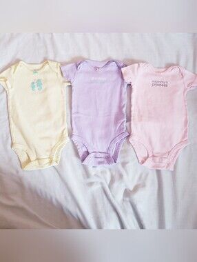 6 Month Girls Onesies